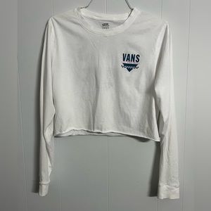 Women’s Vans Sound Seeker Crop Tee Long Sleeve Tee Size XL